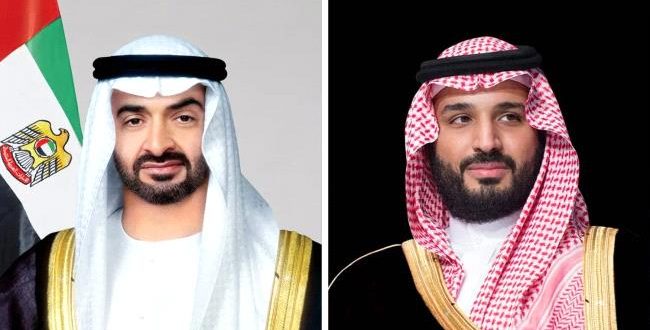 محمد بن سلمان يجري اتصالًا هاتفيًا بمحمد بن زايد.. تفاصيل